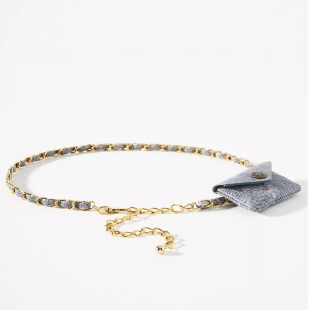 BY ANTHROPOLOGIE CHAIN COIN PURSE